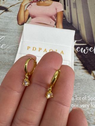 Pendientes PDPAOLA plata y baño de oro