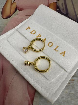 Pendientes PDPAOLA plata y baño de oro