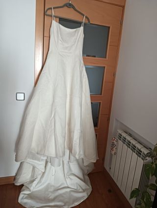 Vestido de Novia Champagne Entallado