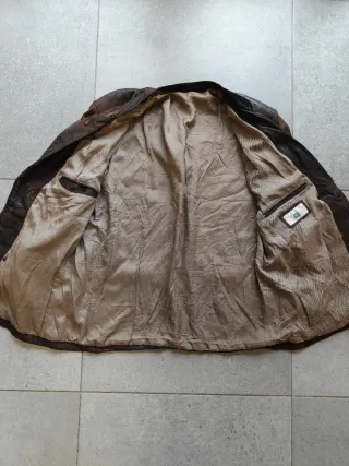 Chaqueta Cuero Bávara Vintage XL