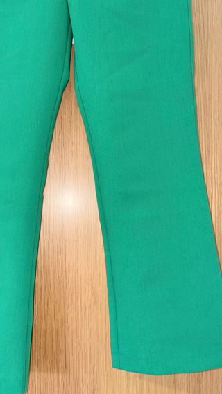 Pantalón Zara Verde Talla S