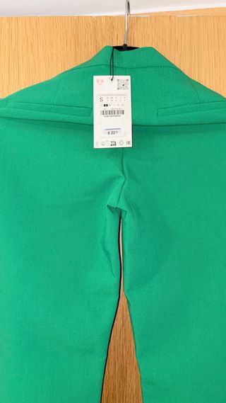 Pantalón Zara Verde Talla S