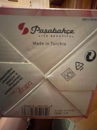 Vaso Acqua Sapone nuovo con scatola