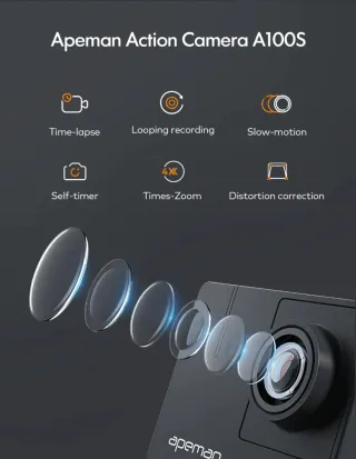 Cámara de Acción Apeman A100 4K