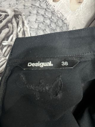 Vestido Desigual Negro Multicolor