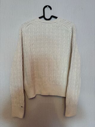 Jersey Tommy Hilfiger Crema Trenzado