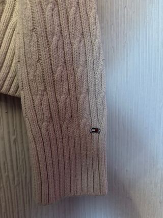 Jersey Tommy Hilfiger Crema Trenzado