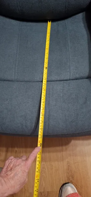 Sillón Relax,reclinable, Eléctrico, Azul petróleo.