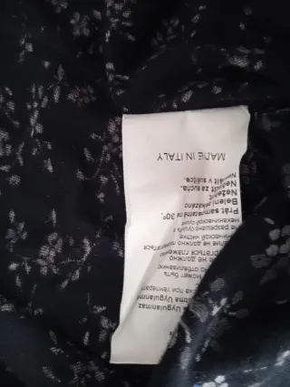 Abito Conbipel nero fantasia