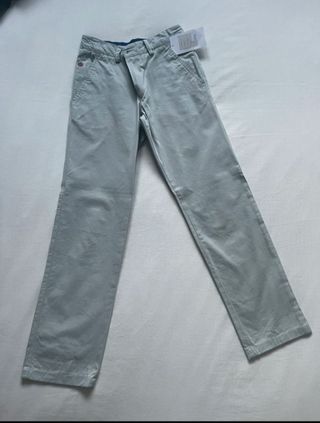 Traje Ceremonia Niño azul y Gris