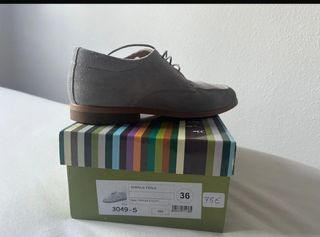 Traje Ceremonia Niño azul y Gris