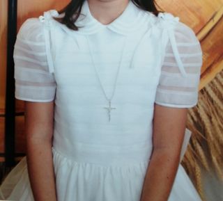 Vestido de Comunión Blanco Niña. Talla 34