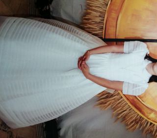 Vestido de Comunión Blanco Niña. Talla 34
