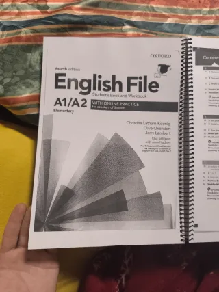 English File Student's book and workbook A1/A2