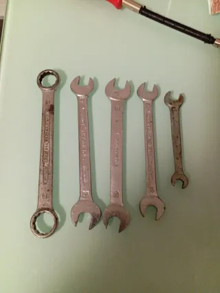 Juego de llaves fijas vintage Palmera, Hazet, Seat