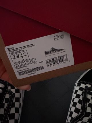 Zapatillas Vans Checkerboard Talla 39