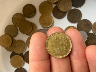 Lote Monedas Antiguas Pesetas y Francos