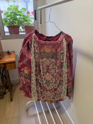 Vestido Fallera Niña Multicolor