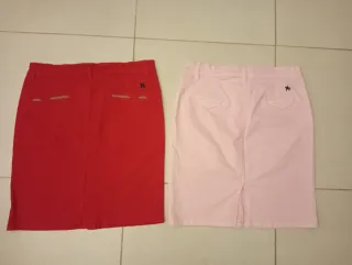 2€Falda Rosa o Roja talla 38