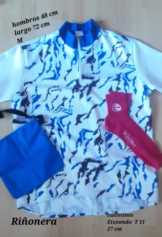 Maillot Talla M + Riñonera + Calcetines Etxeondo