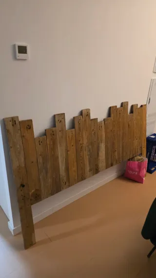 Cabezal Cama Madera Hecho a Mano