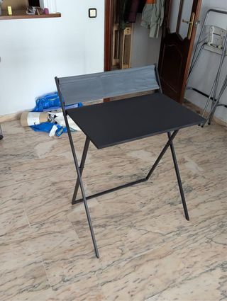 Mesa plegable negra