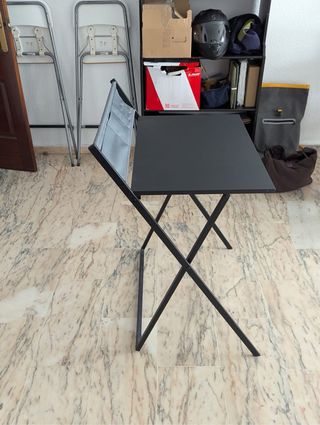 Mesa plegable negra