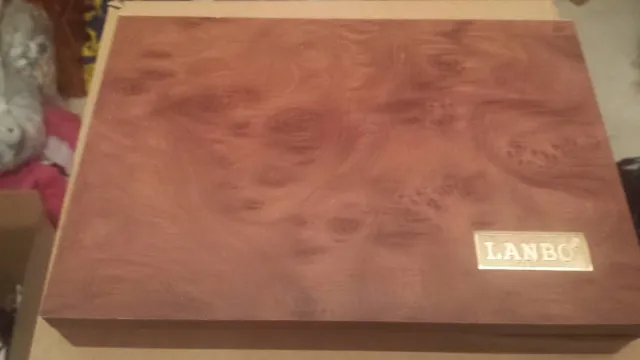 Pluma Estilográfica y Roller Lanbo con estuche