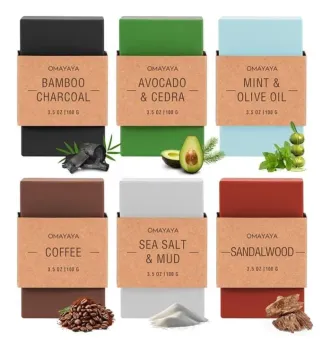 Jabones OMAYAYA - Pack 6 Variedades