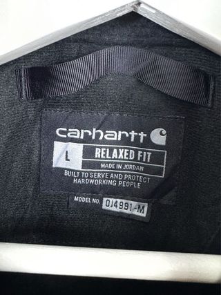 Forro Polar Carhartt Botones Oversize Retro Negro