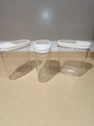 Botes Almacenaje Ikea Plástico Transparente