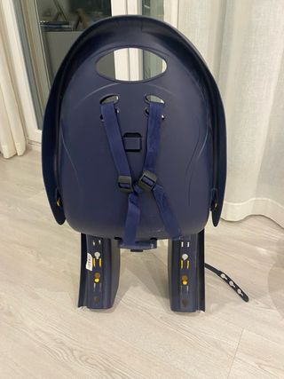 Silla bici para niño azul y amarillo