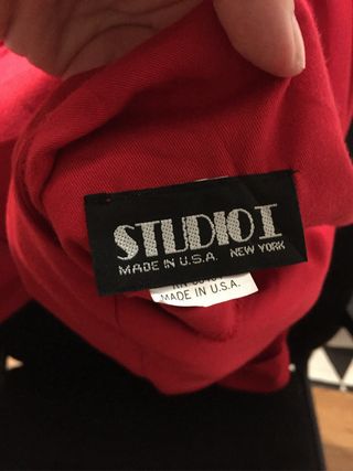 Vestido Vintage Rojo Studio 1 - 1960s