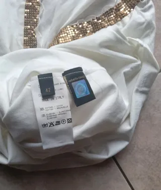 Canotta Roberto Cavalli con paillettes