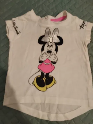 Camiseta Minnie Mouse 0-3 meses
