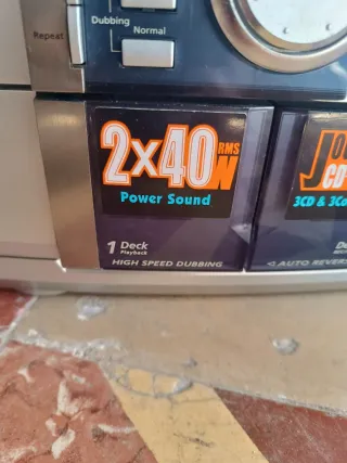 Aparelhagem Samsung MAX-L45 2×40W RMS