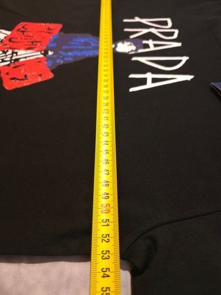 Camiseta Prada Hombre Negra Talla L Ref-54300