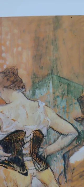 Lámina reproducción cuadro de Toulouse-Lautrec