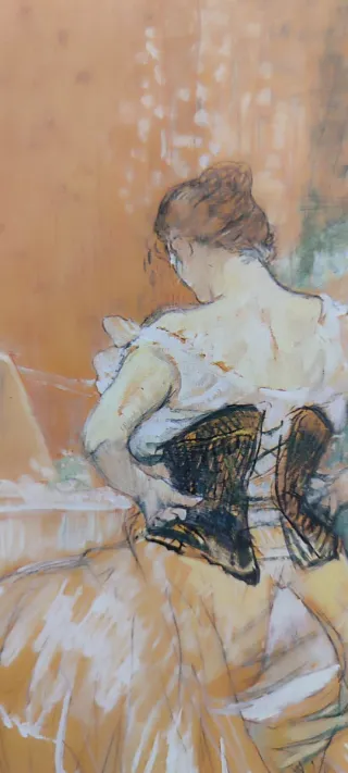 Lámina reproducción cuadro de Toulouse-Lautrec