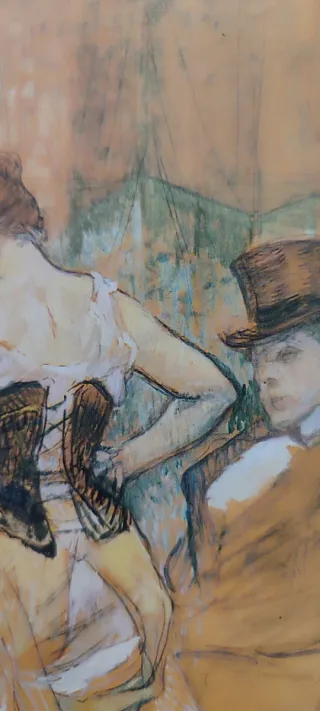 Lámina reproducción cuadro de Toulouse-Lautrec