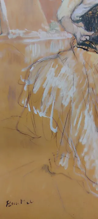 Lámina reproducción cuadro de Toulouse-Lautrec