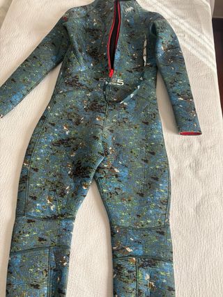 Traje Neopreno Buceo 5mm Camuflaje