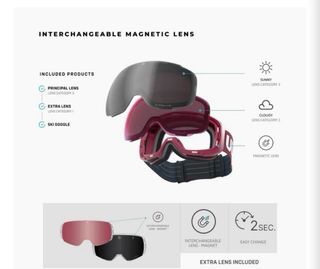 Gafas de esquí Uller Helix Red/Silver