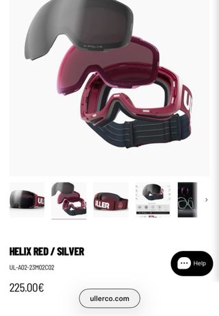 Gafas de esquí Uller Helix Red/Silver