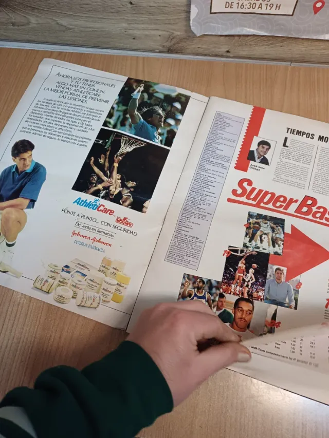 Lote 3 Revistas Super Basket, 1988,1989