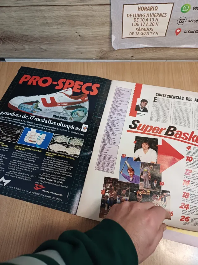 Lote 3 Revistas Super Basket, 1988,1989