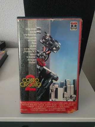 Cortocircuito 2 VHS Leer