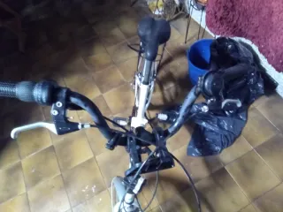 Bicicleta Plegable Blanca