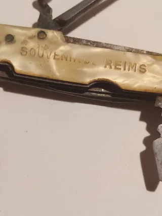 Coltellino tascabile antico Souvenir de Reims