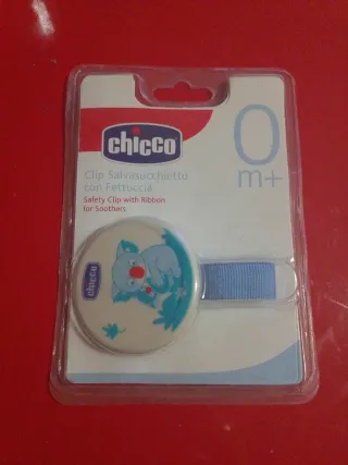 Pack 2 Chupetes Chicco Physio + Pinza Sujetachupet
